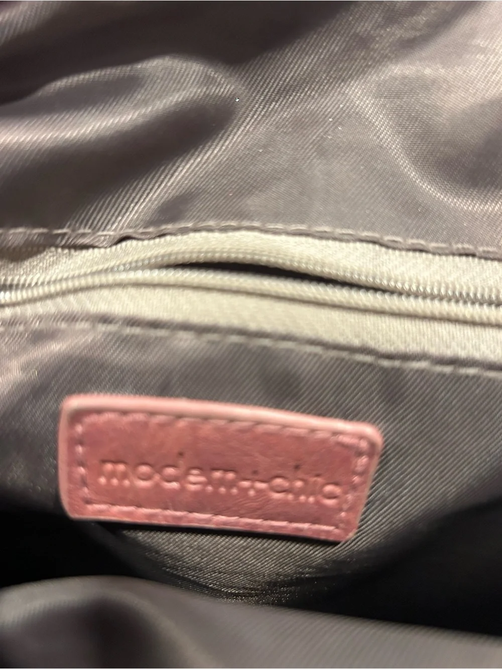 Women’s Dusty Rose Faux Leather Backpack with Front Zip Pockets
